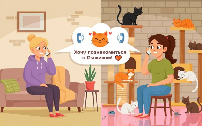 Позвоните в приют узнать про котика
