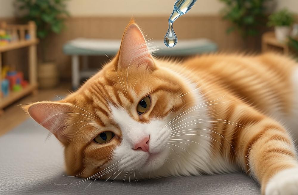 Чистка ушей у кошек