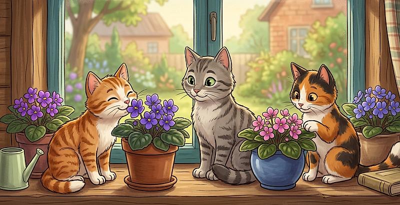 Опасные растения для кошек